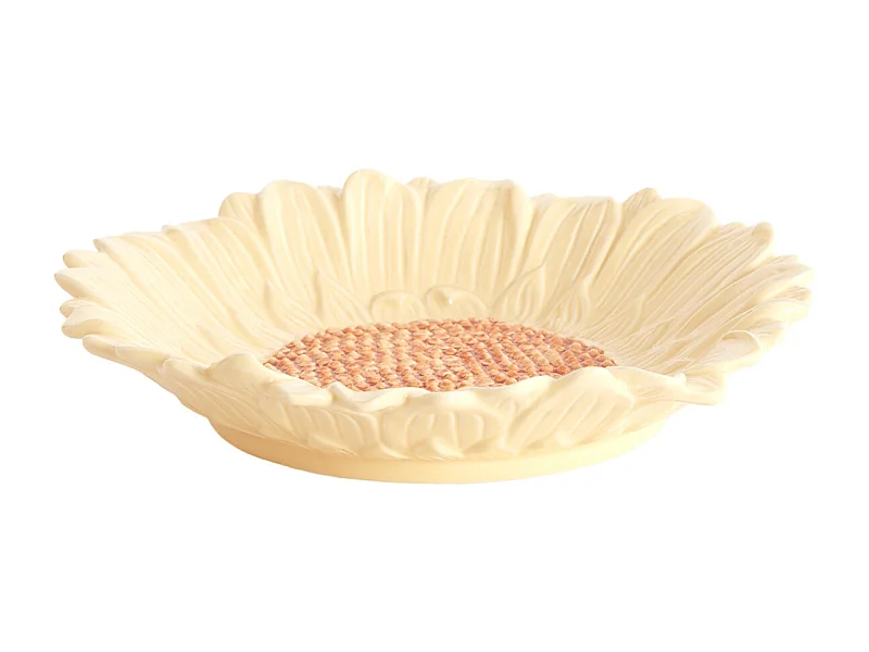 Schaal SEVERA - Ø27x4.5cm - Oranje