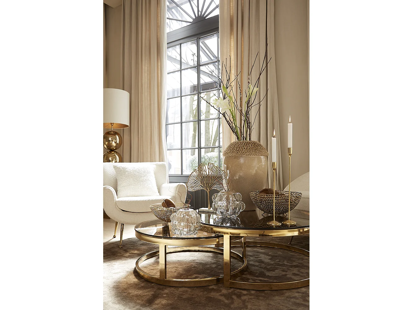 Bol MURCIA - Ø38x16cm - Doré