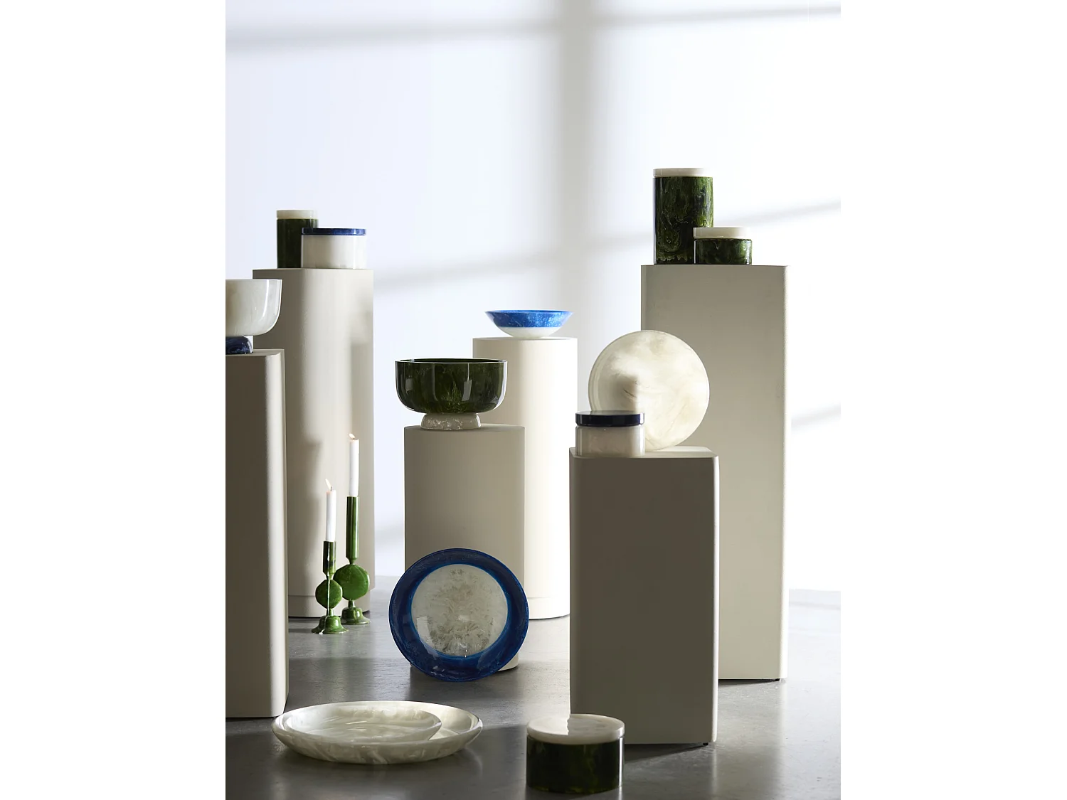 Bol BINANGA - Ø34x7,5cm - Bleu