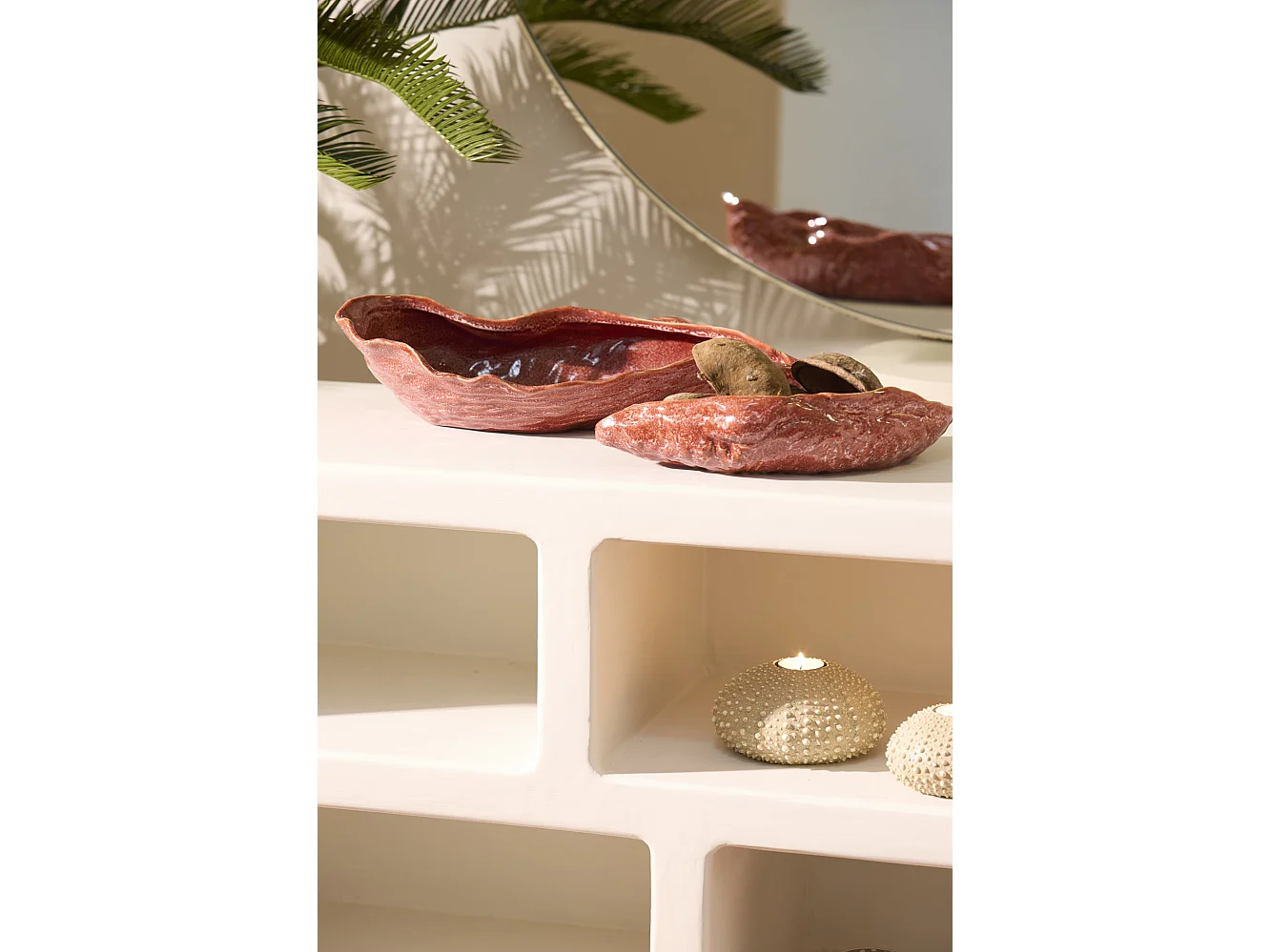 Échelle KALAKO - 41x20,5x10cm - Rouge