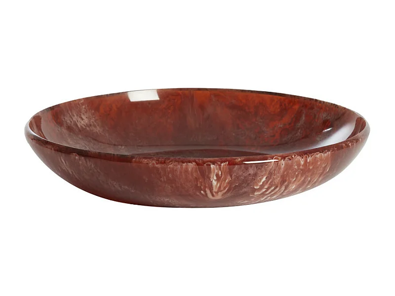 Schaal BELAWAN - Ø26x5cm - Rood