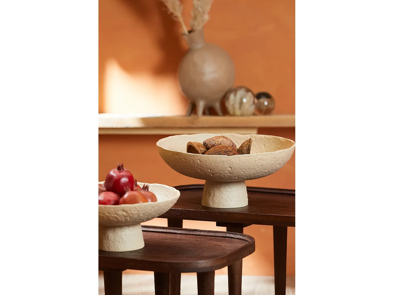 Balance OTA - Ø38,5x17,5cm - Marron