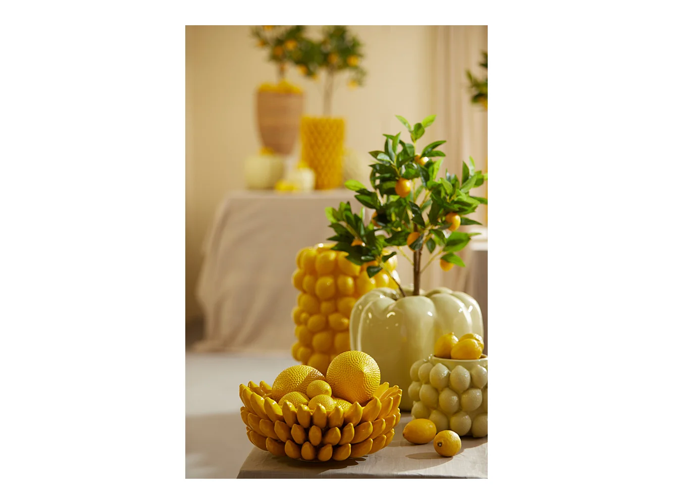 Balance ZITA - Ø34x15cm - Jaune