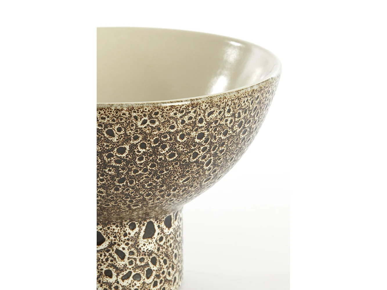 Schaal KAVALA - Ø31.5x21cm - Wit