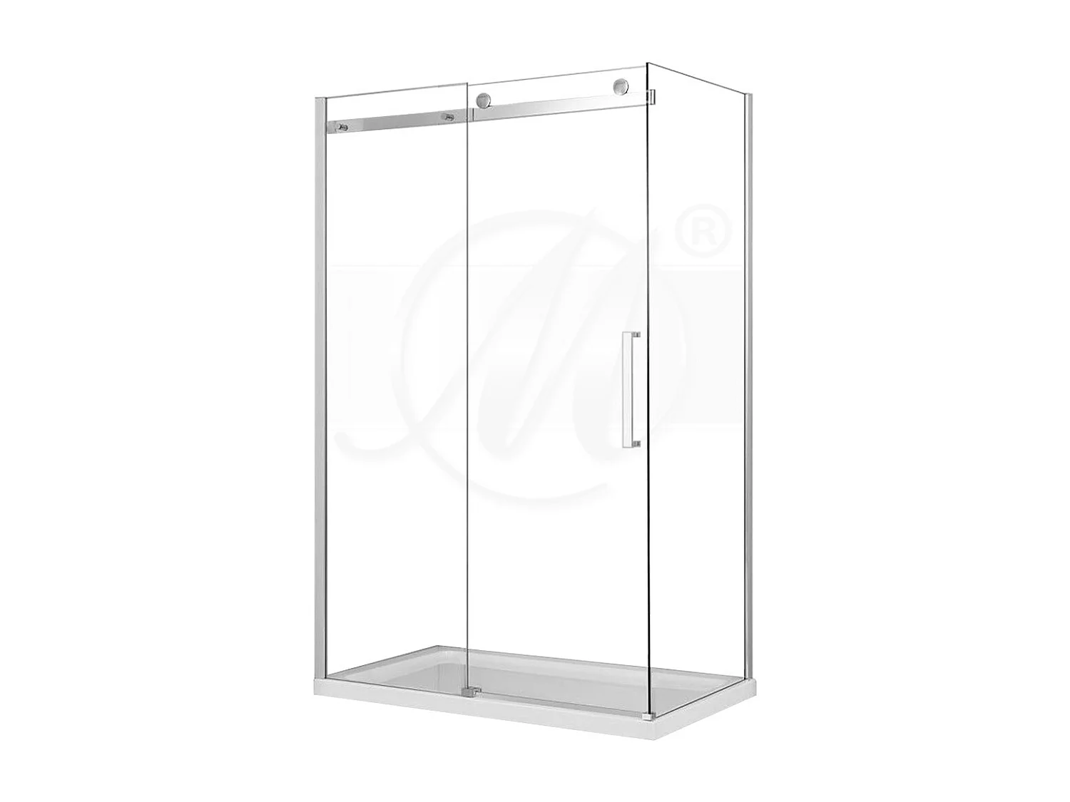 Box Doccia Angolare 90x140 con Anta Scorrevole vetro Cristallo 8mm - Mimosa