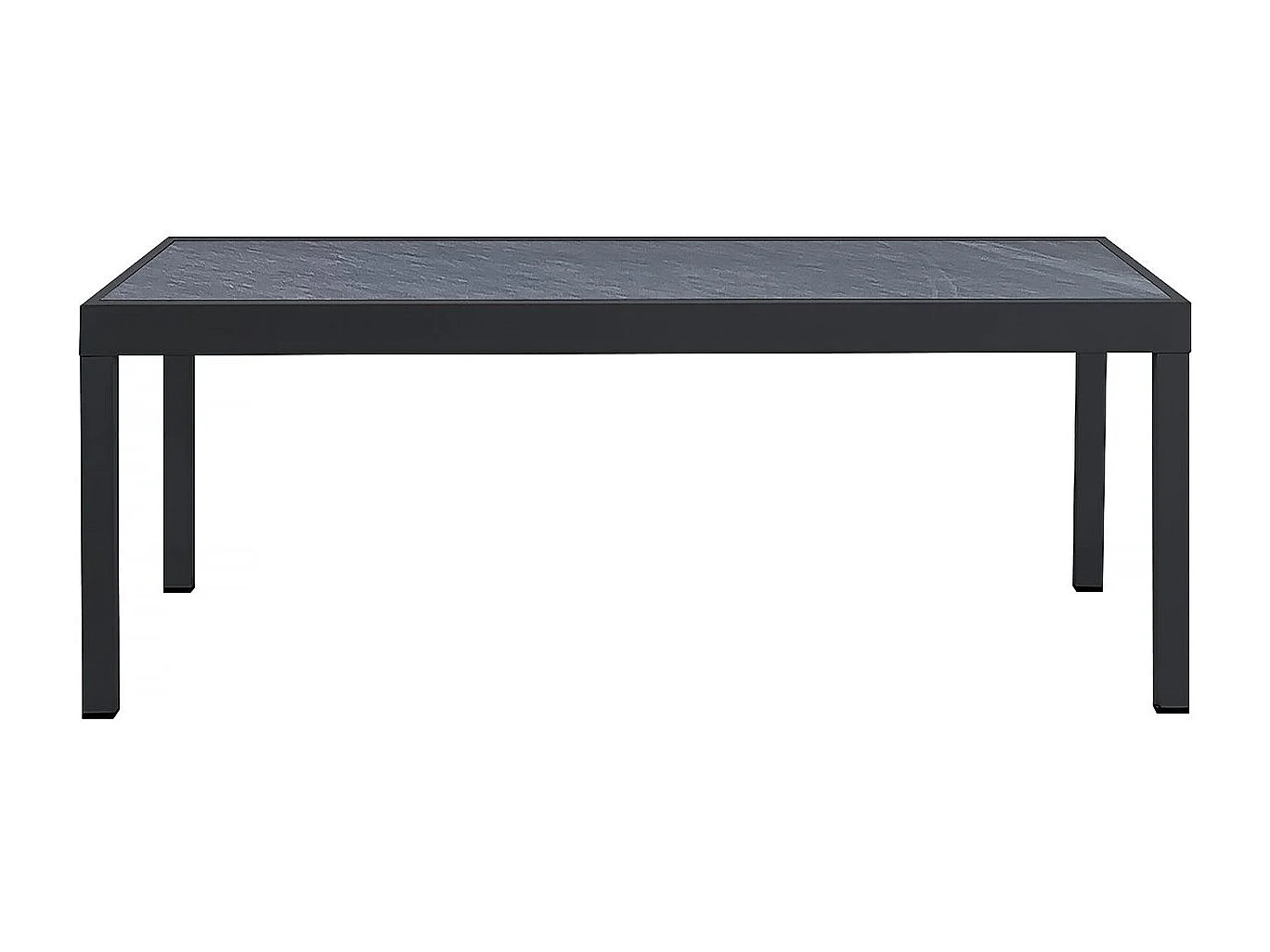 Zestaw ogrodowy "Lagos" - 200/320 x 105 x 76 cm - 12 krzeseł - Jasnoszary