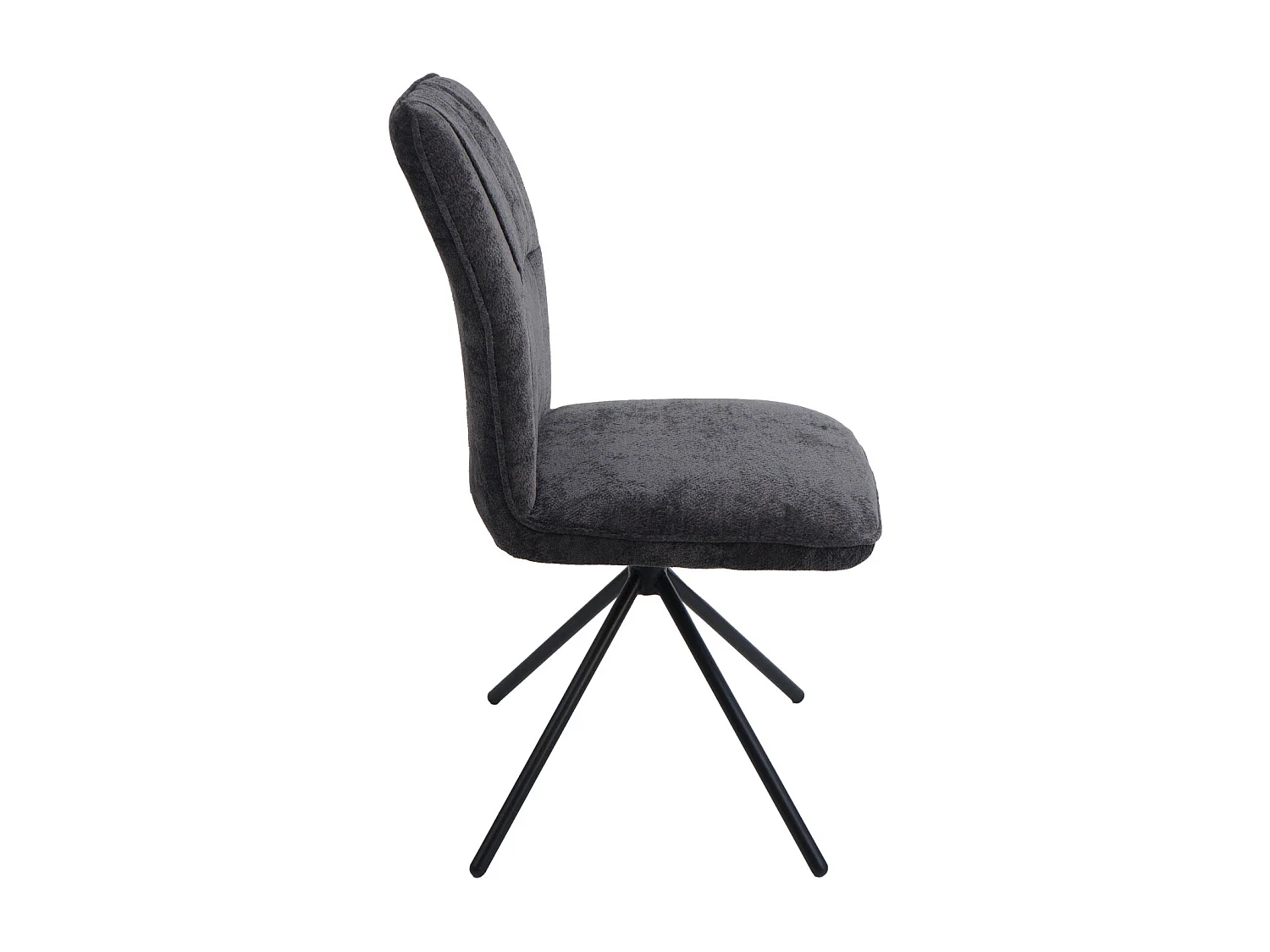 Chaise de salle à manger MCW-N99 (lot de 2),  gris foncé