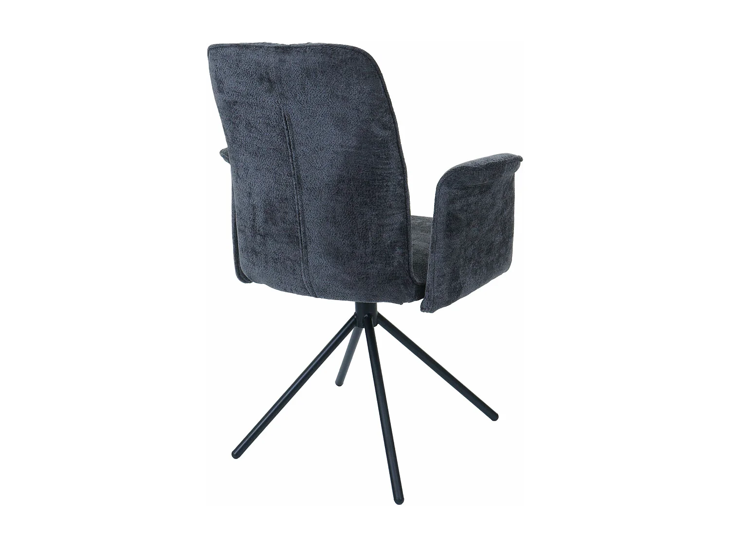 Chaise de salle à manger MCW-N99 (lot de 6),  gris foncé