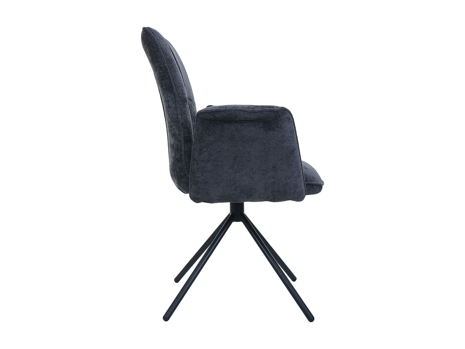 Cadeira de jantar MCW-N99 (conjunto de 6),  cinzento escuro