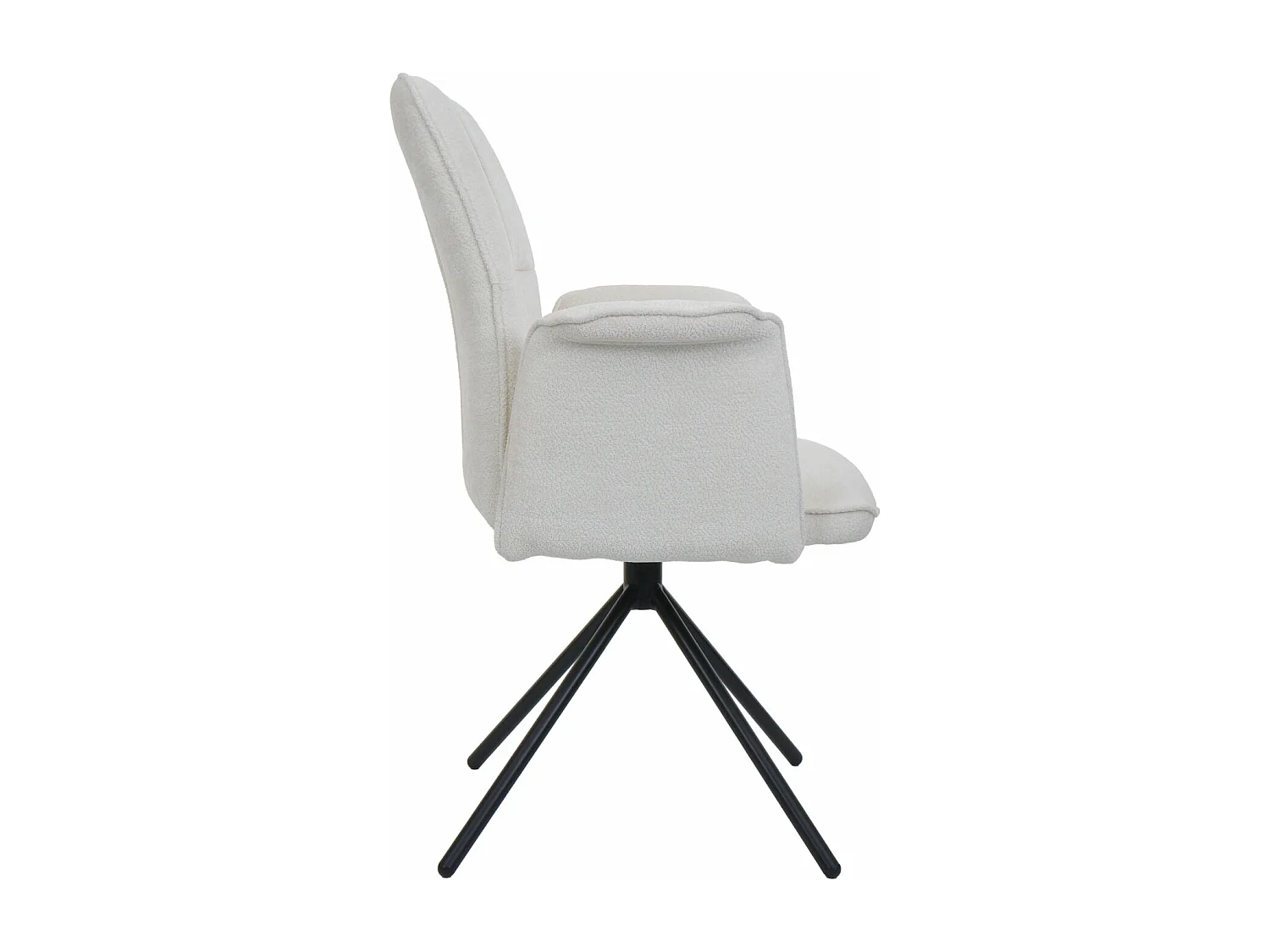 Chaise de salle à manger MCW-N99 (lot de 2),  crème