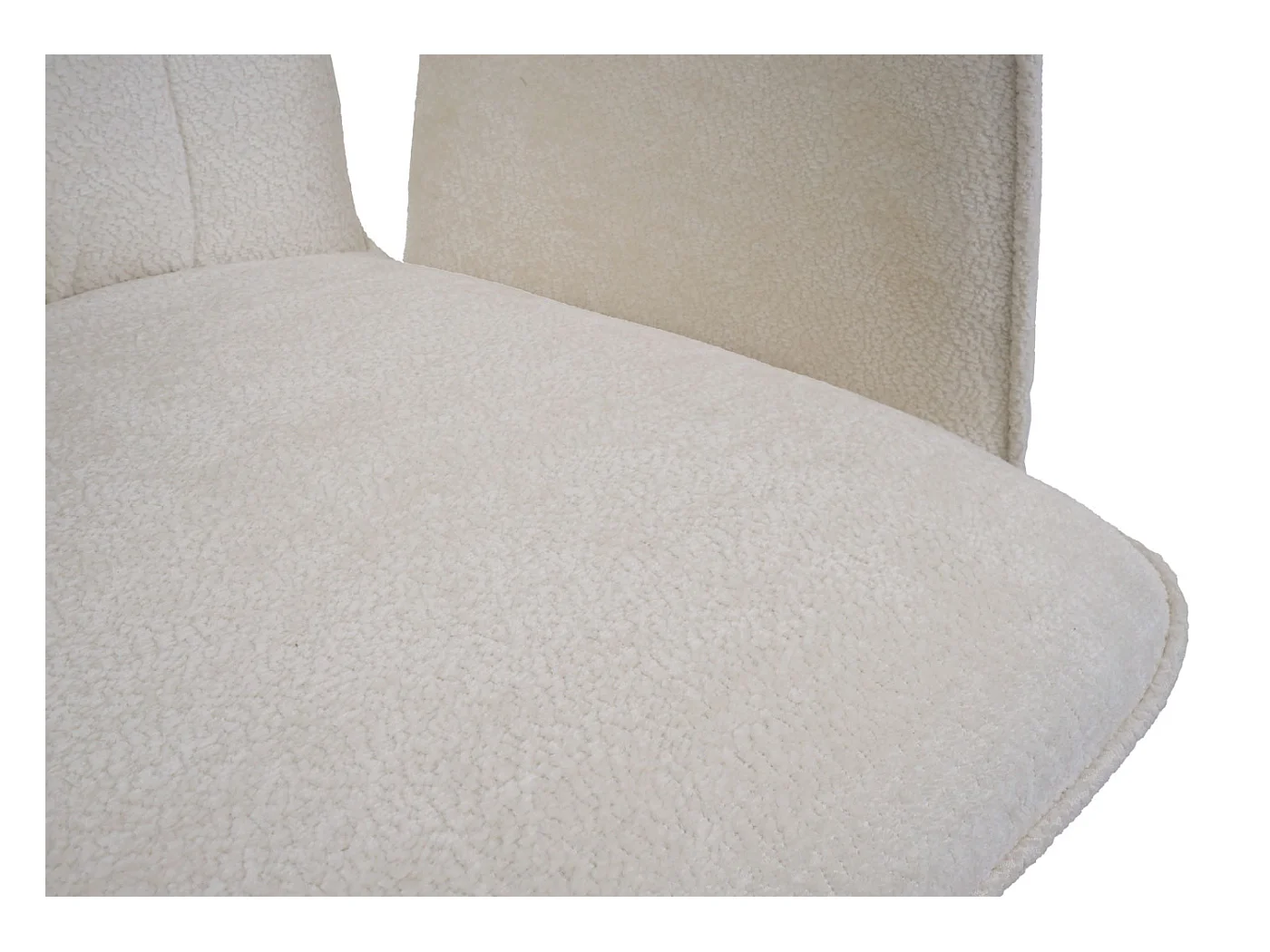 Chaise de salle à manger MCW-N99 (lot de 2),  crème