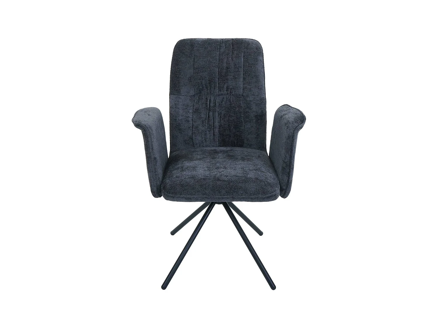 Chaise de salle à manger MCW-N99 (lot de 2),  gris foncé