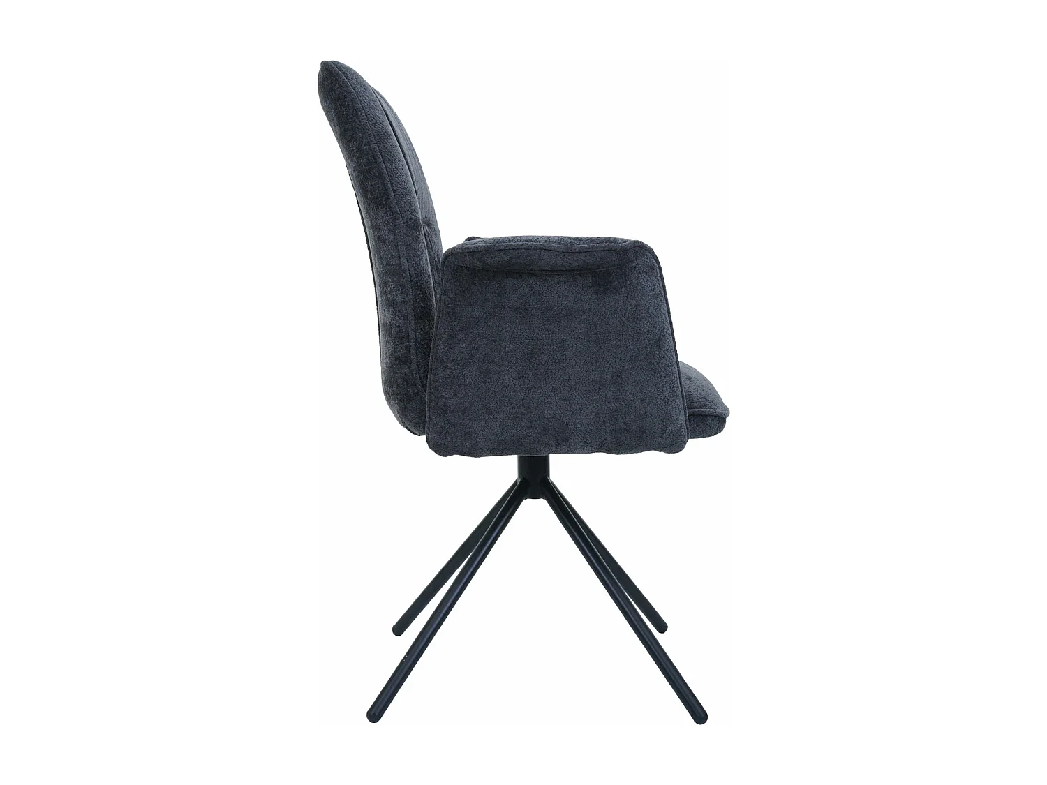 Chaise de salle à manger MCW-N99 (lot de 2),  gris foncé