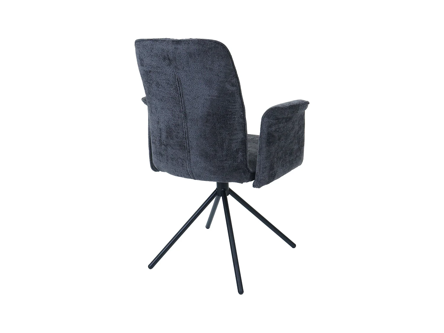 Chaise de salle à manger MCW-N99 (lot de 2),  gris foncé