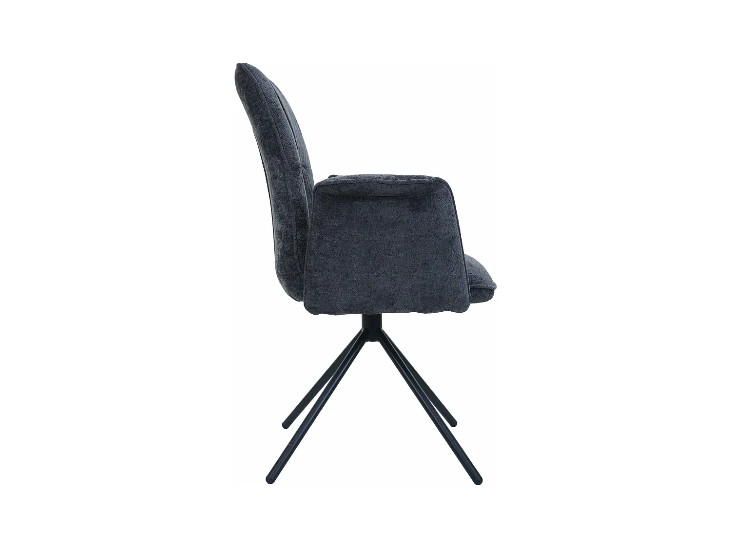 Chaise de salle à manger MCW-N99 (lot de 2),  gris foncé