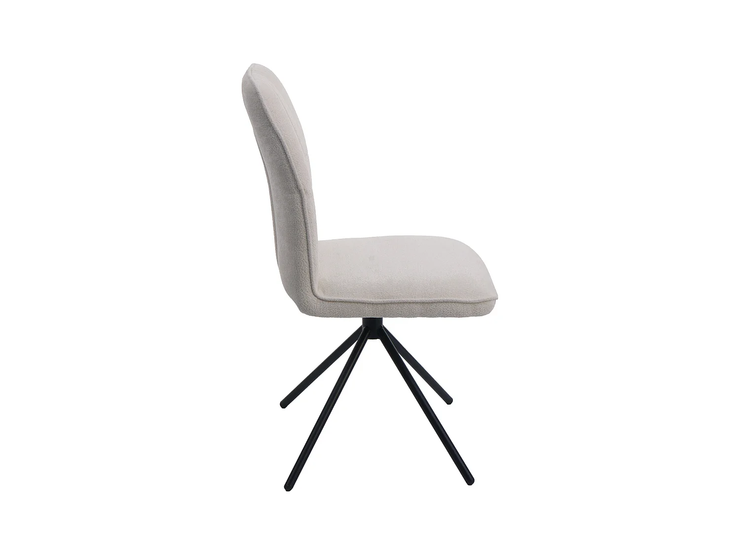 Chaise de salle à manger MCW-N99 (lot de 2),  crème