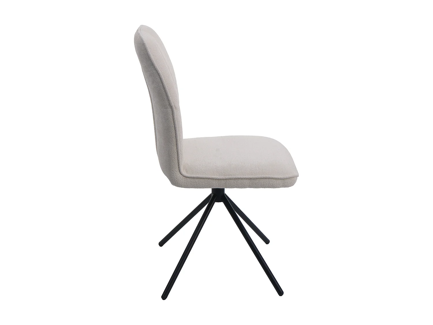 Cadeira de sala de jantar MCW-N99 (conjunto de 2),  creme