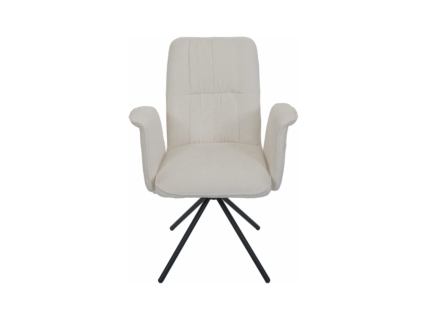 Chaise de salle à manger MCW-N99 (lot de 6),  crème