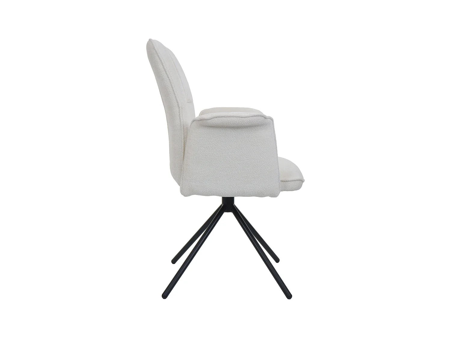Chaise de salle à manger MCW-N99 (lot de 6),  crème