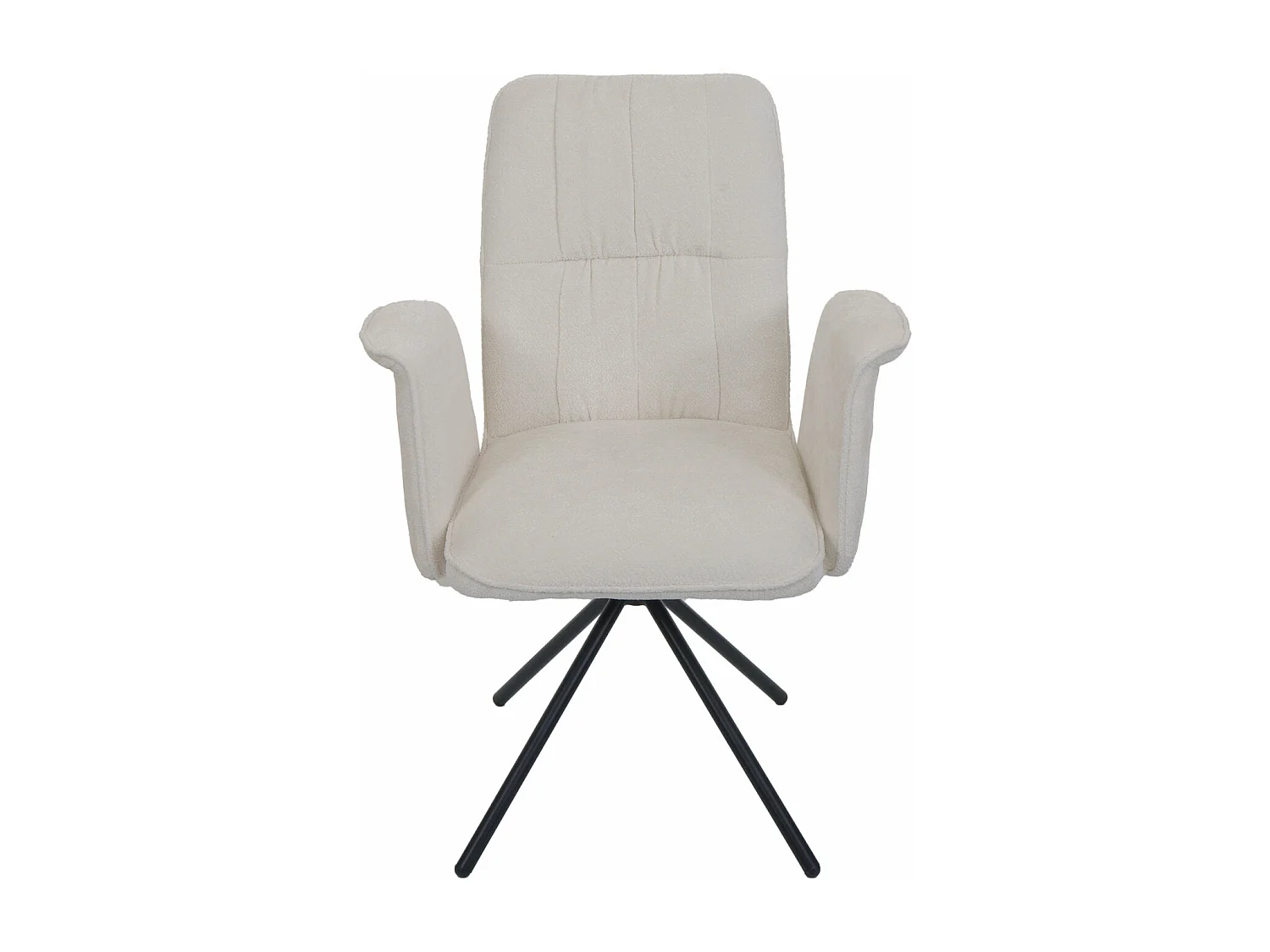 Chaise de salle à manger MCW-N99 (lot de 6),  crème