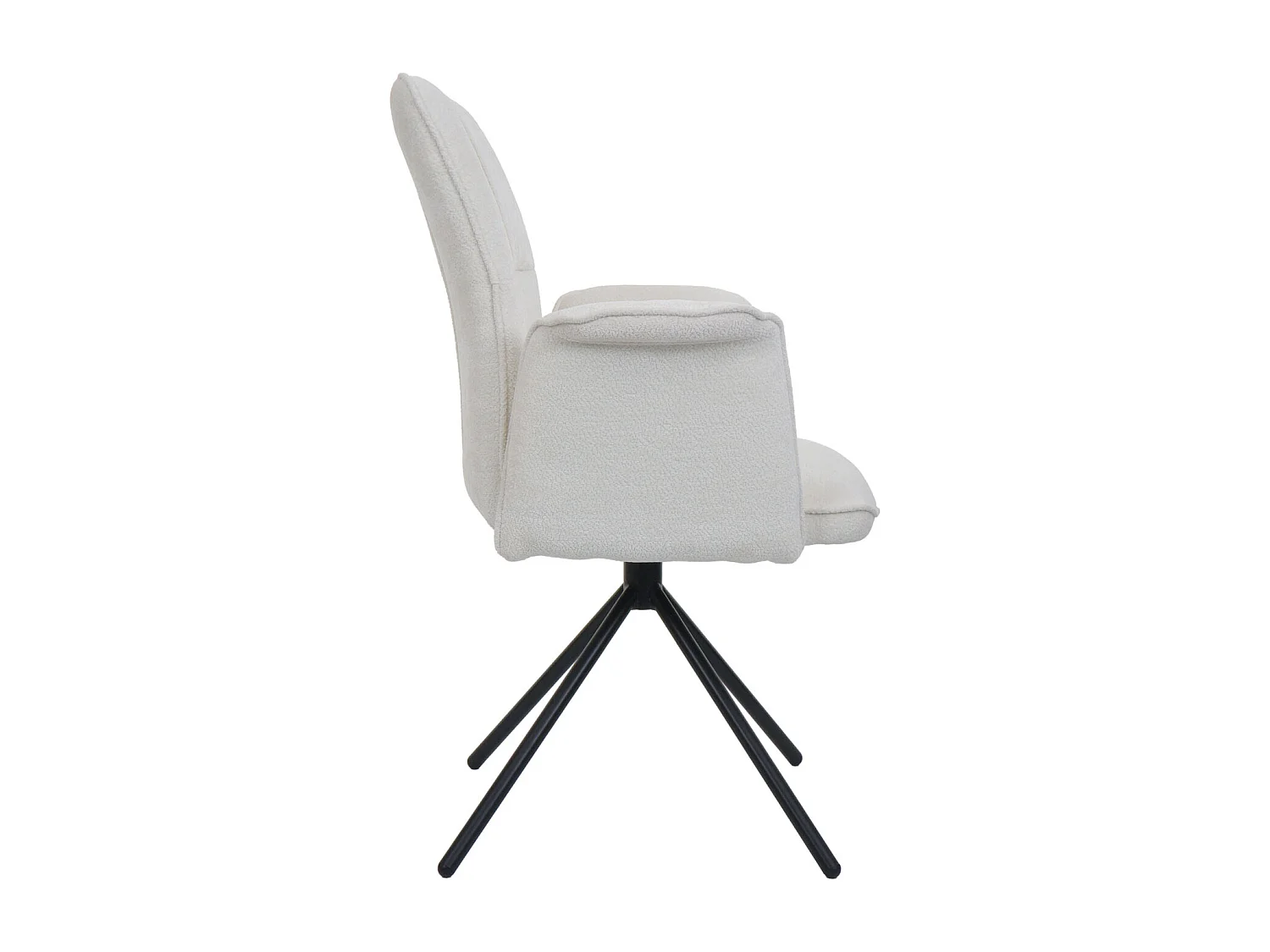 Chaise de salle à manger MCW-N99 (lot de 6),  crème