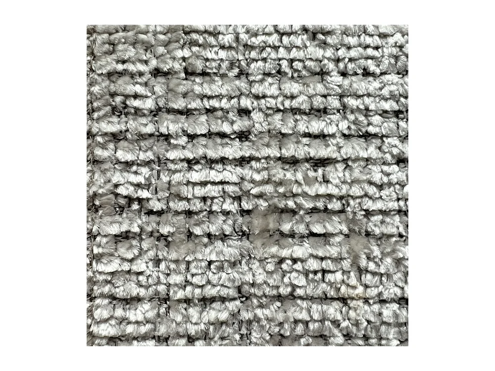 Logan - Canapé 3 places accoudoirs relevables avec tablette en tissu chenille - Ecru