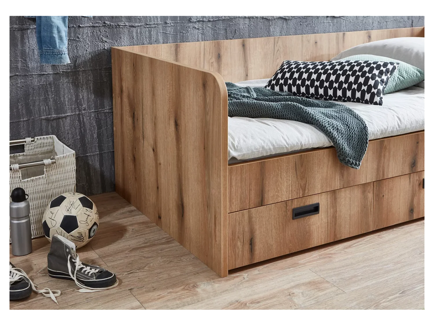 Bett  Bjanka (90x200)/Weiß