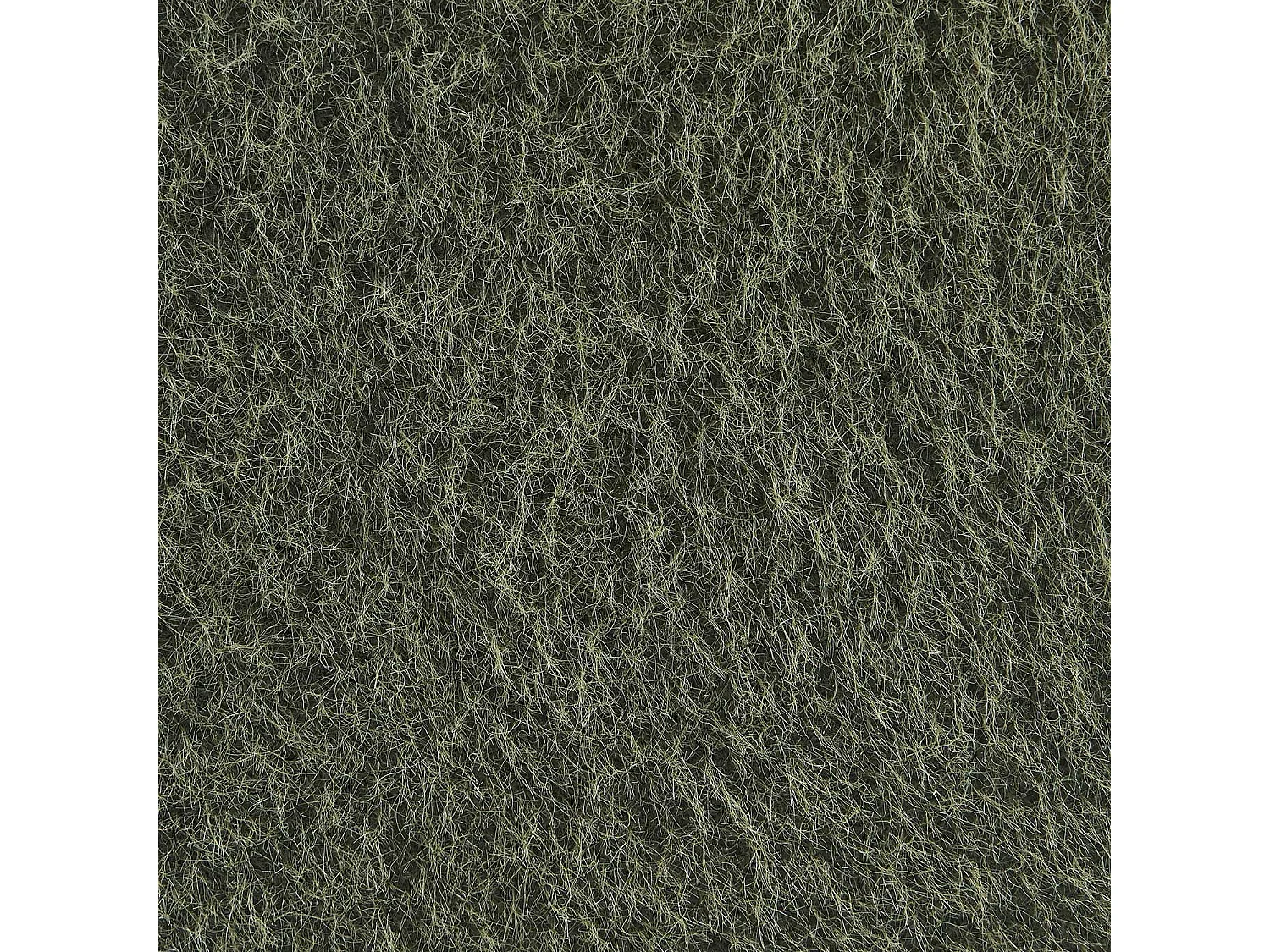 Chauffeuse tissu effet alpaca 2 places. kaki. style contemporain. L 91 x P 105 x H 72cm