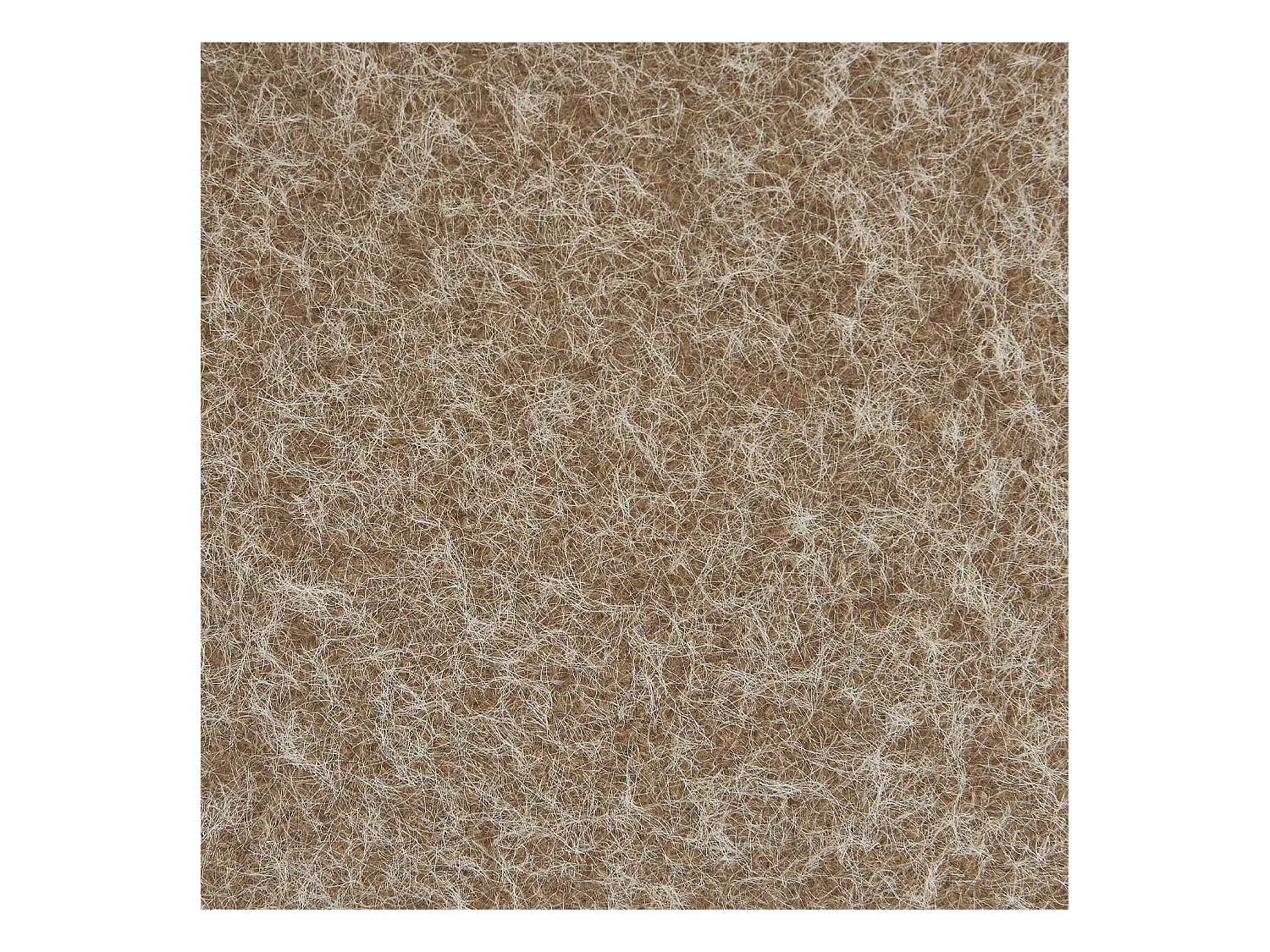 Divano modulare tessuto effetto alpaca, 2 posti, beige