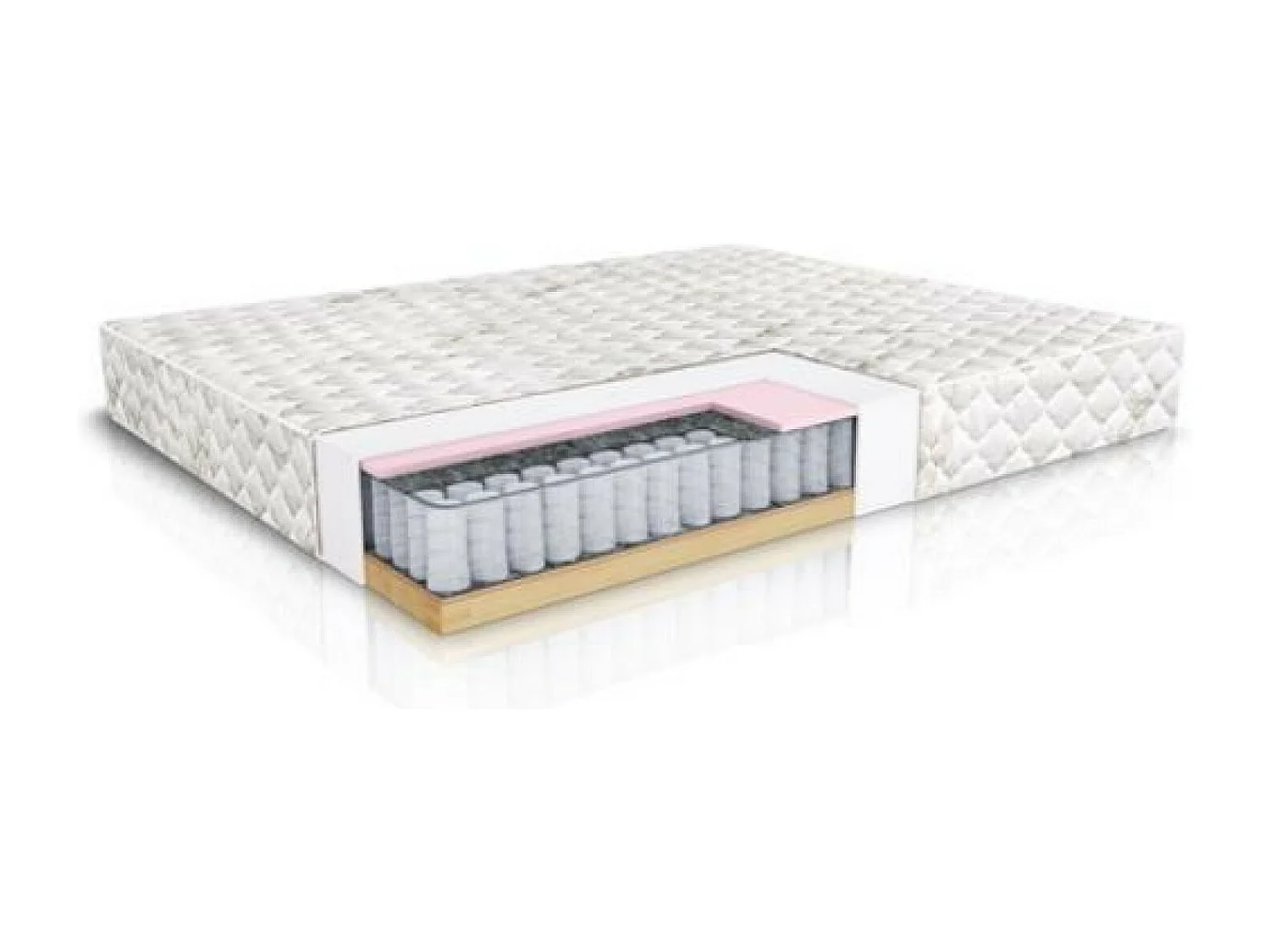 Letto Bondi M (144x190)/materasso incluso/bianca