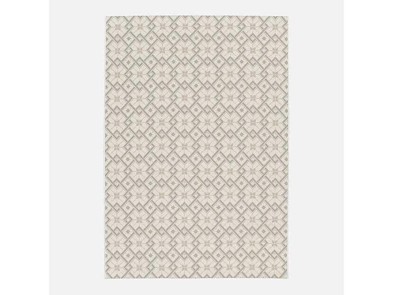 Tapis intérieur/extérieur vintage crème beige vert Angie 160x230cm