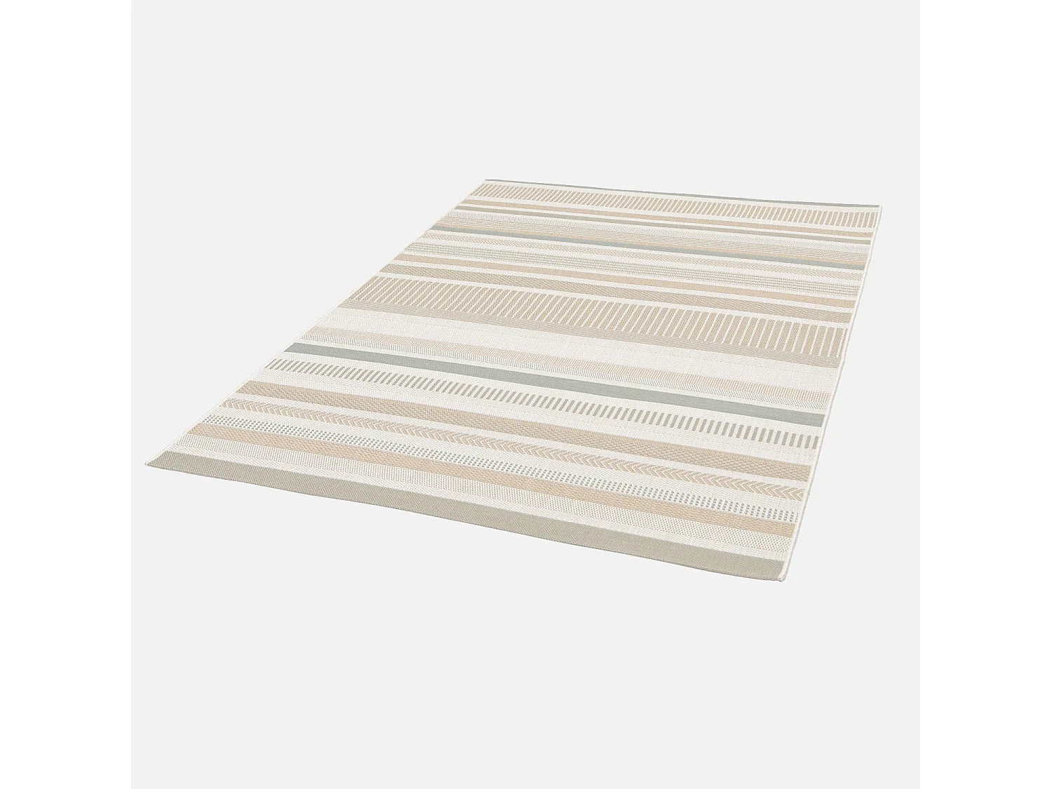 Alfombra interior/exterior vintage motivo lineal