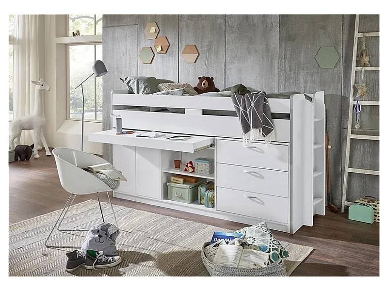 Lit  Boni (90x200)/blanc