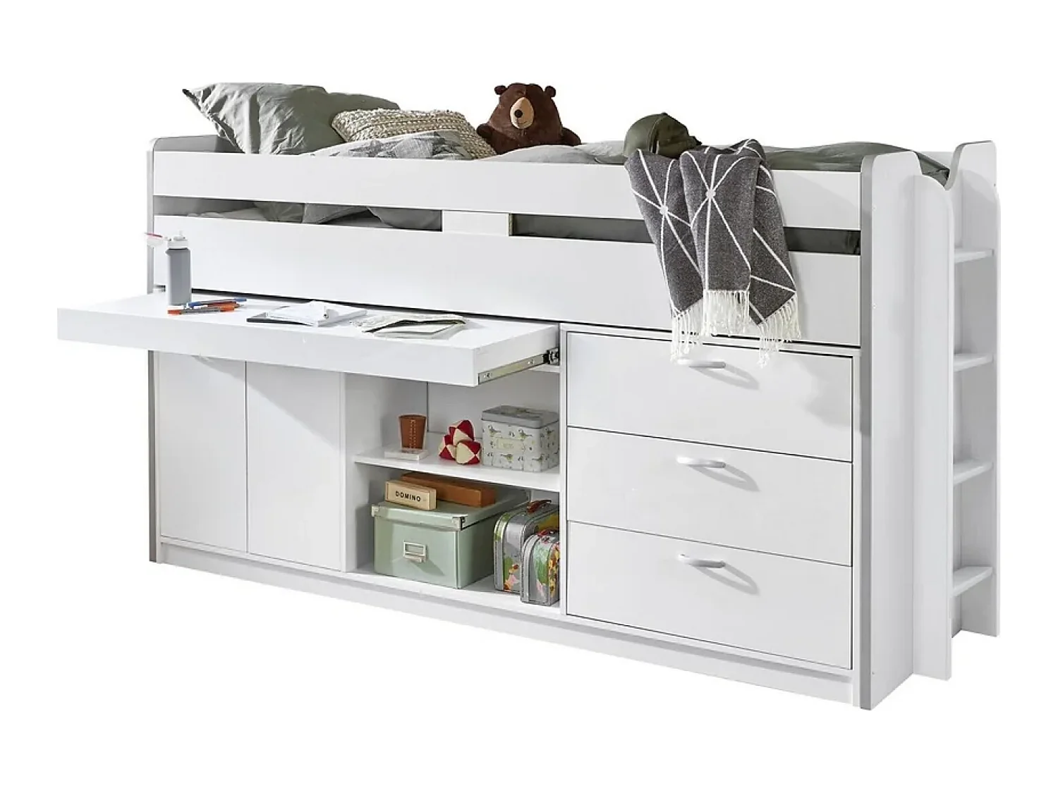 Letto  Boni (90x200)/bianco