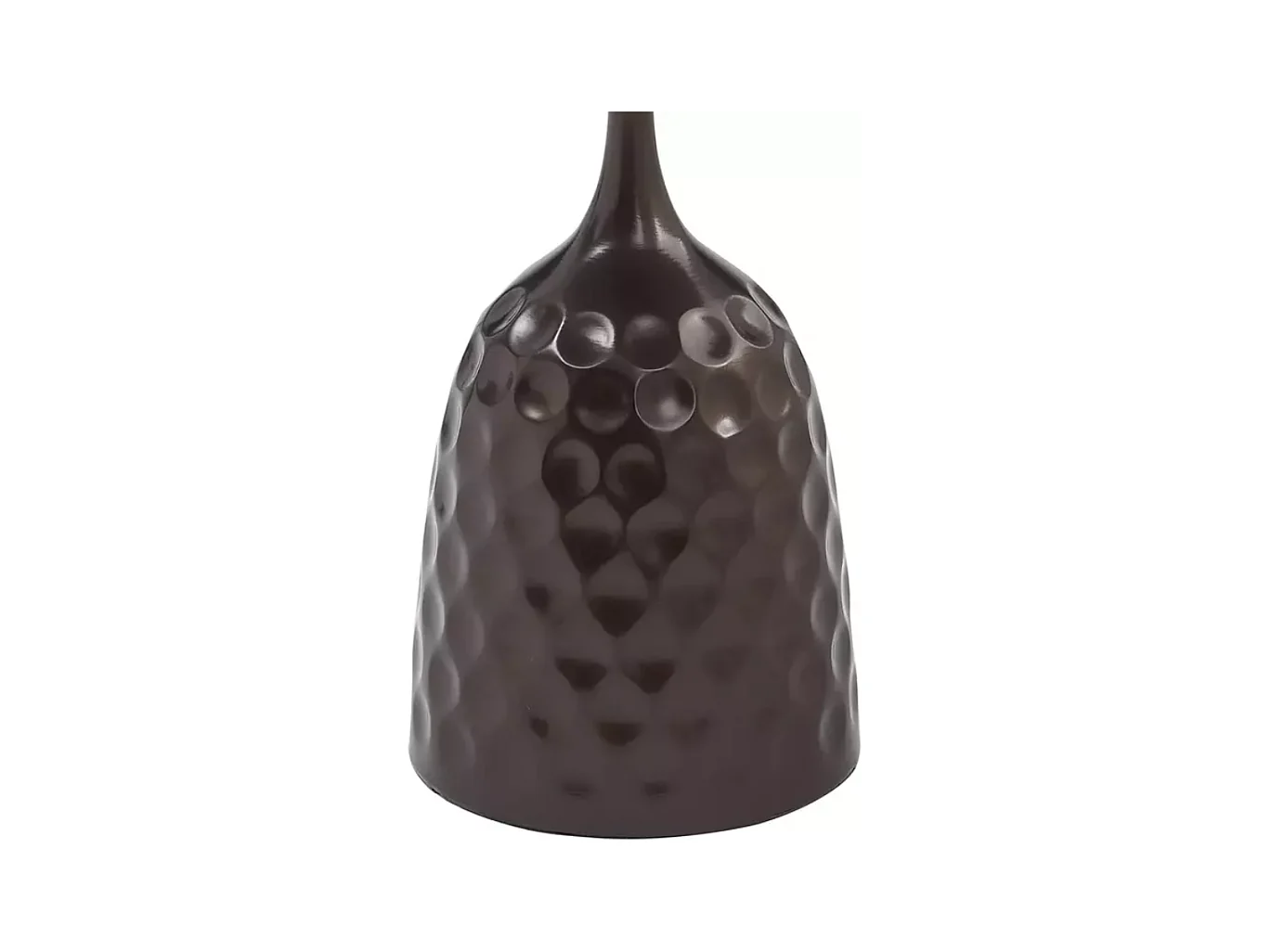 Table basse originale gris effet marbre et bronze antique SLIM