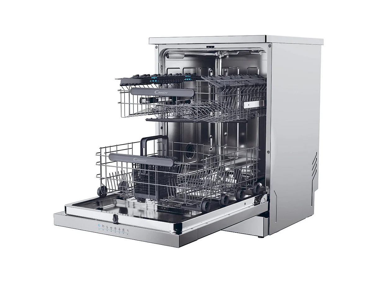 Candy Lave-vaisselle 60cm 14 couverts 44db inox - CF4E4F0X