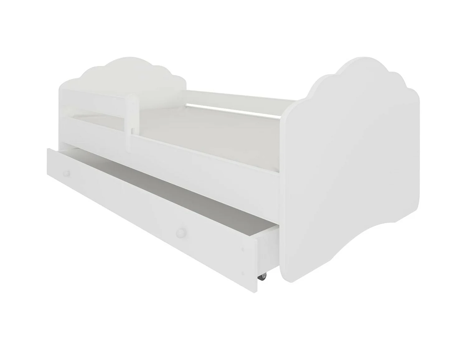 Lit Cosimo (70x140) /matelas inclus/blanche