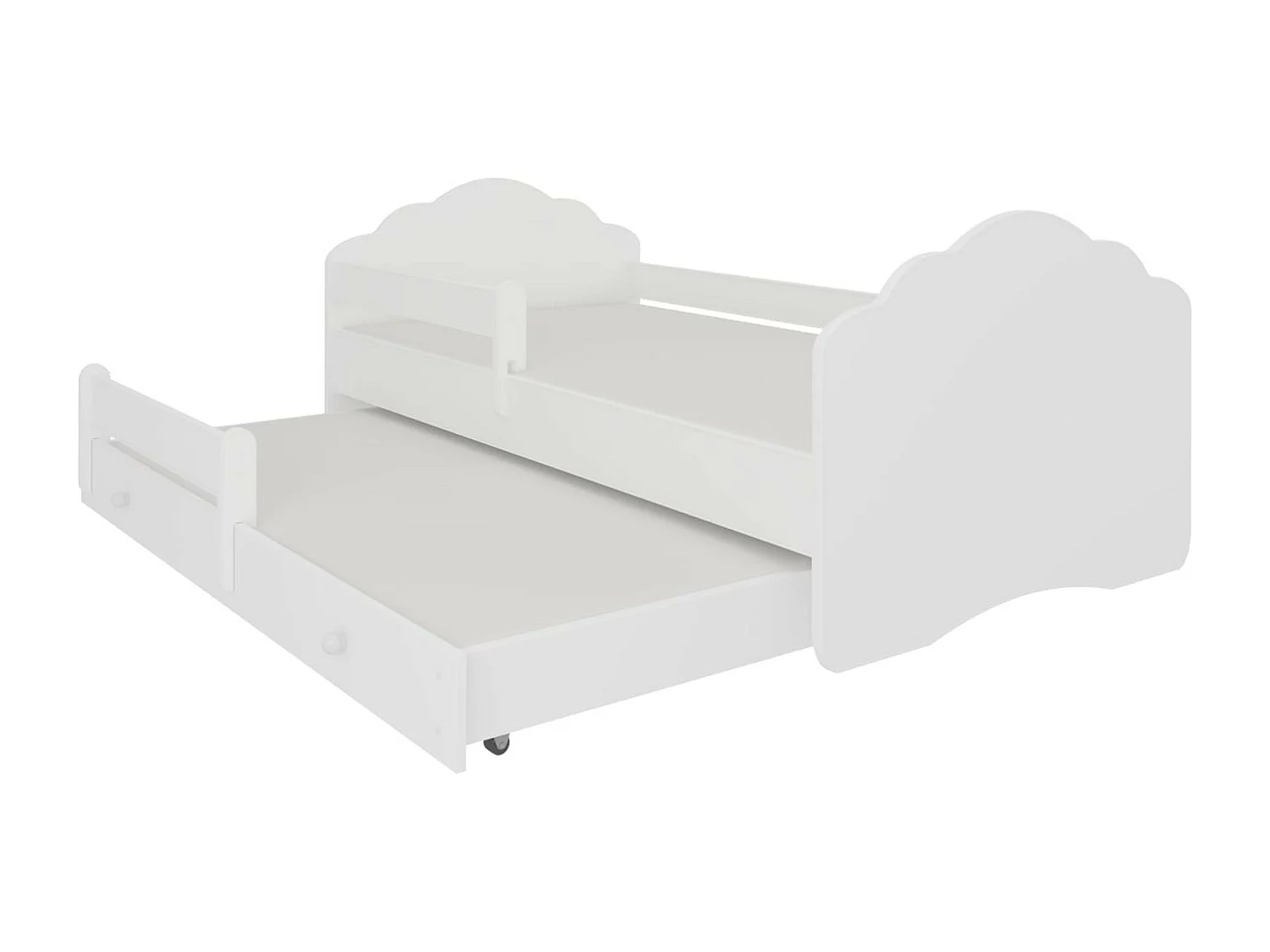 Lit Cosimo Lux M (80x160) /matelas inclus/blanche