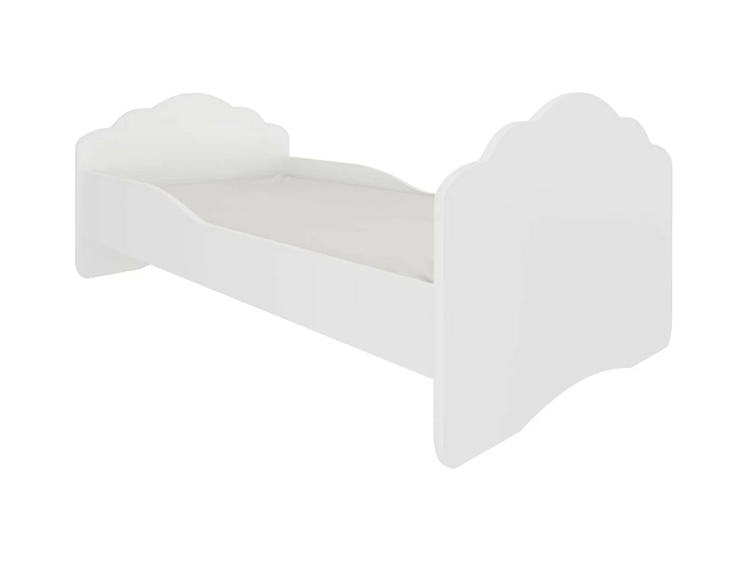 Lit Cosimo Premium (80x160)/matelas inclus/blanche