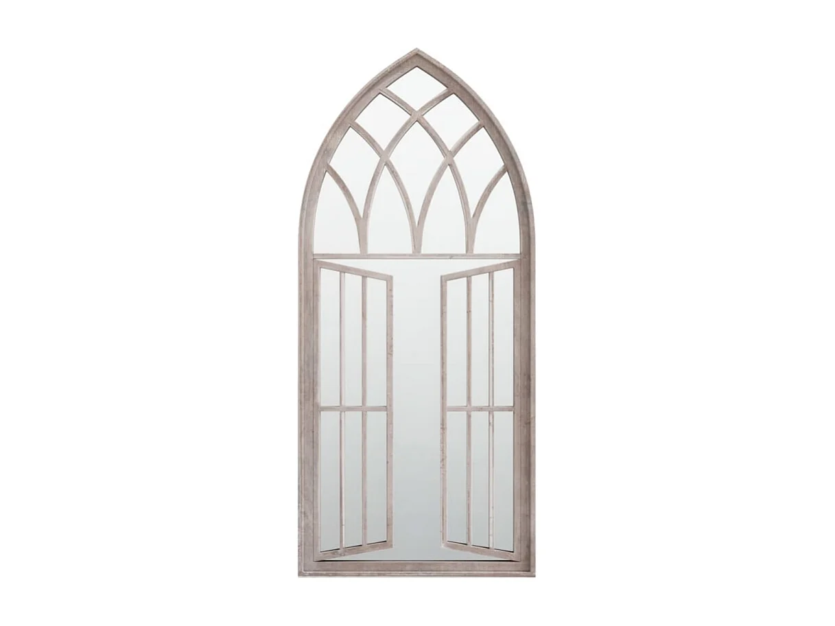 Miroir de jardin Sable 100x45cm Fer pour utilisation extérieure