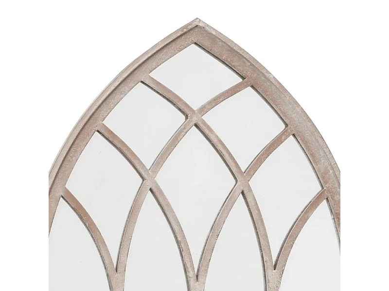 Miroir de jardin Sable 100x45cm Fer pour utilisation extérieure