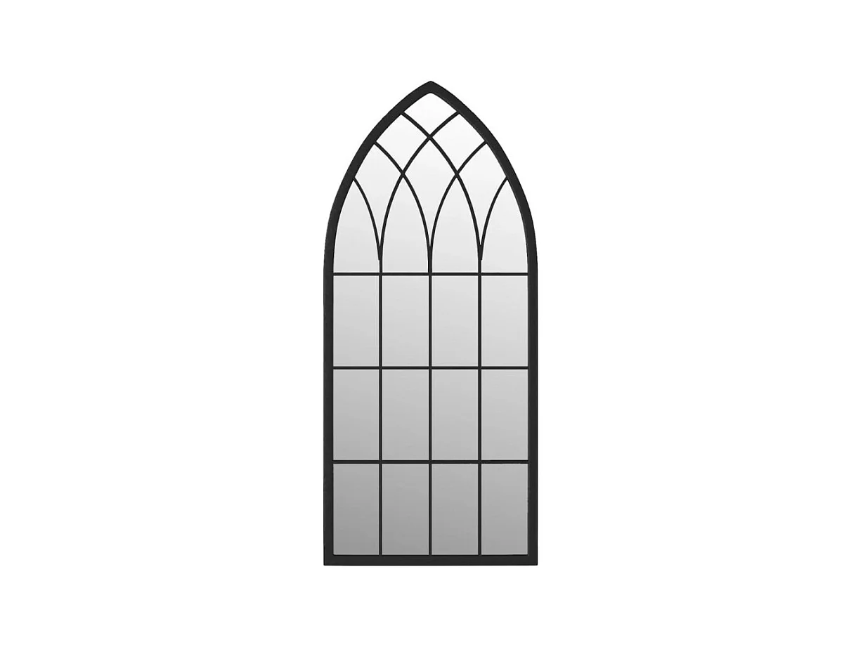 Miroir Noir 70x30 cm Fer pour utilisation à l intérieur