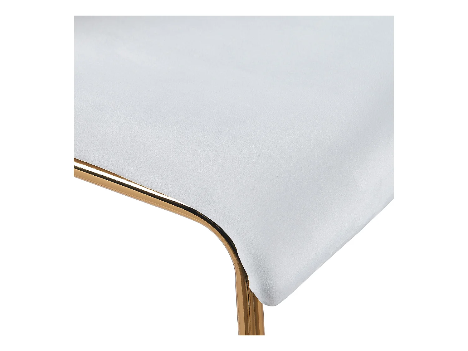 Tabouret de bar - Velours - Crème - Hoover