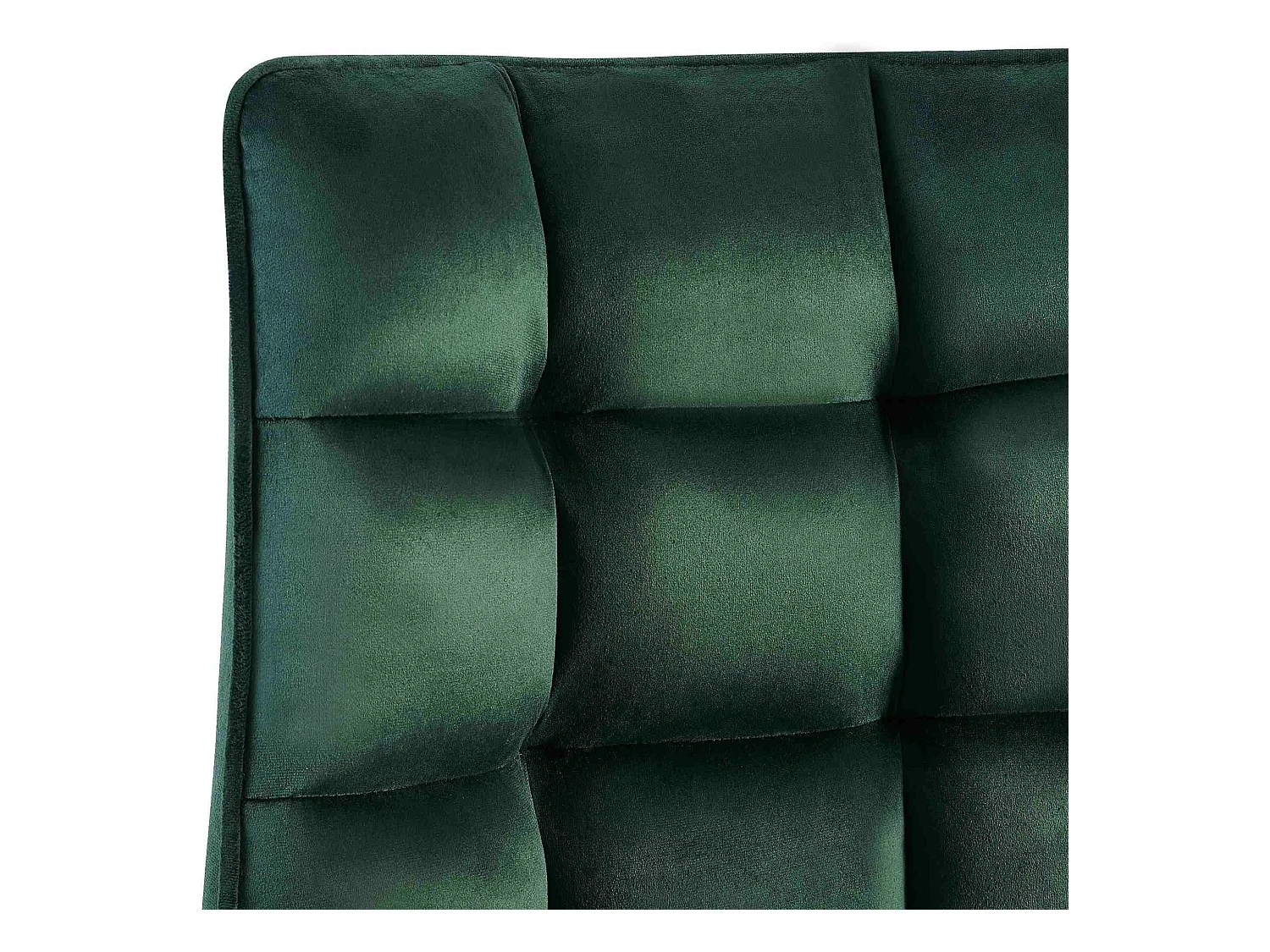 Lot de 2  chaise salle à manger - Velours - Vert - Saranda