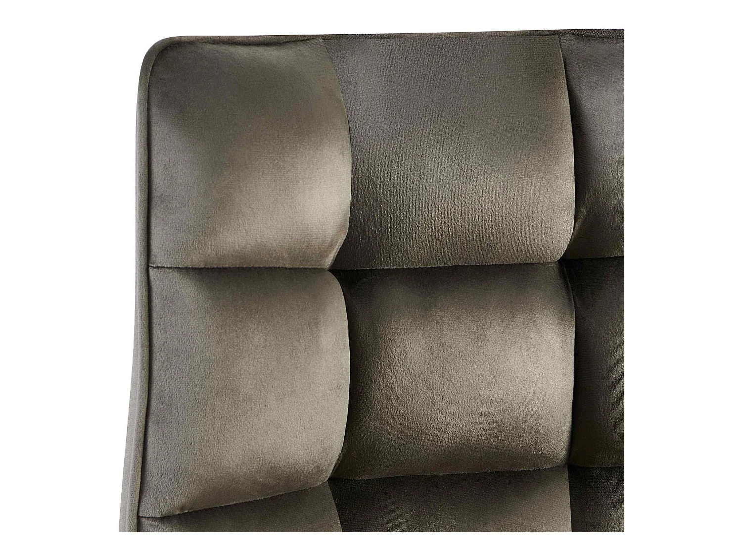 Lot de 2  chaise salle à manger - Velours - Anthracite - Saranda
