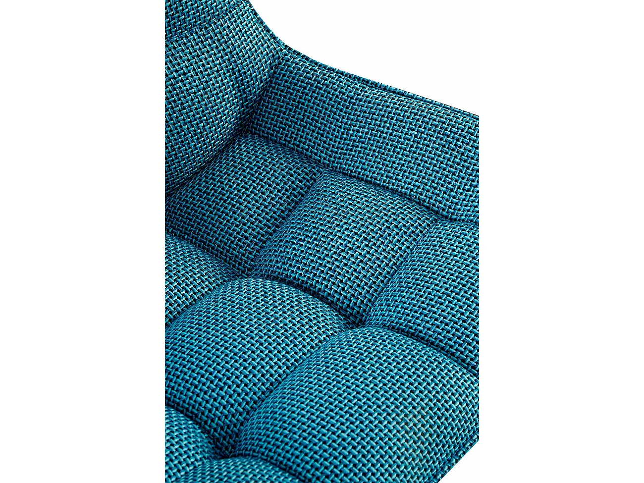 Lot de 2  chaise salle à manger - Tissu - Turquoise - Saranda