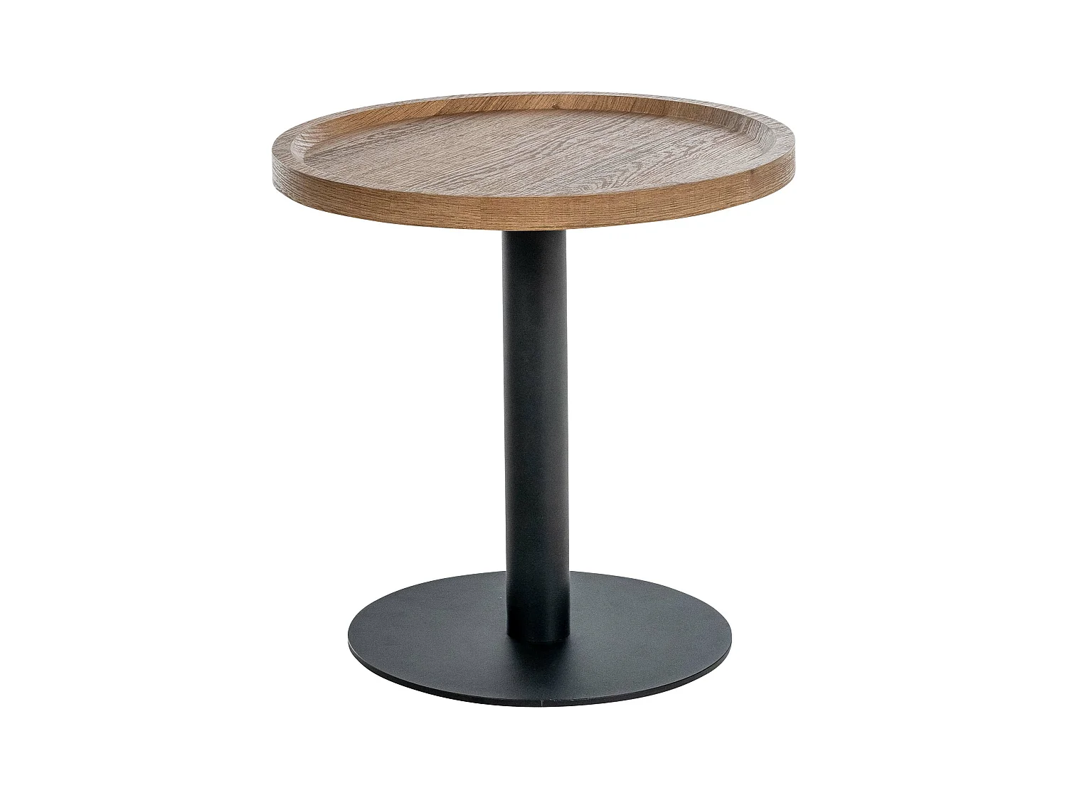 Table d'appoint - rond Ø 40 cm - Bois - Marron - Aspen