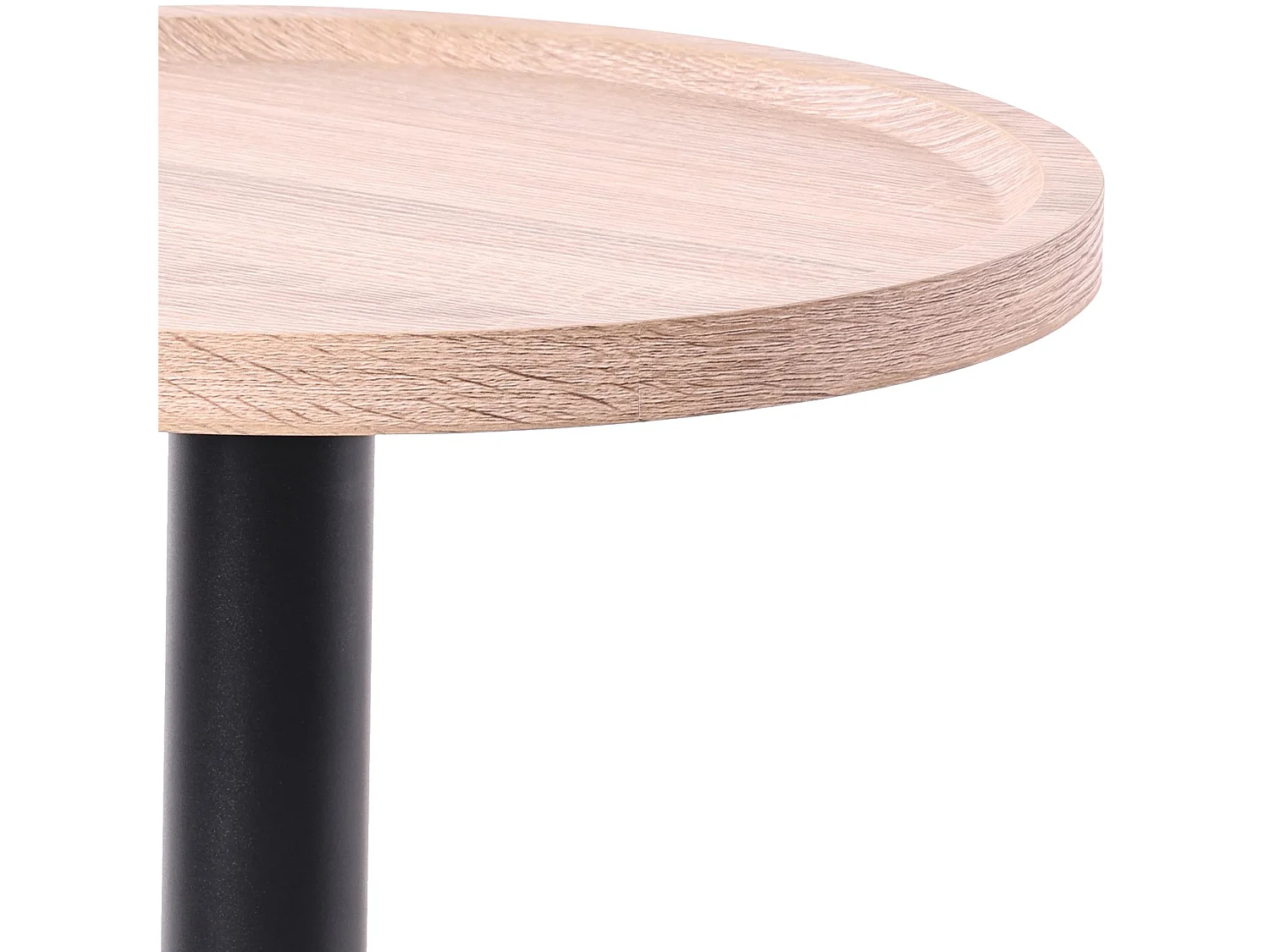 Lot de Kombi  Table d'appoint - rond Ø 40 cm - Bois - Chêne - Aspen