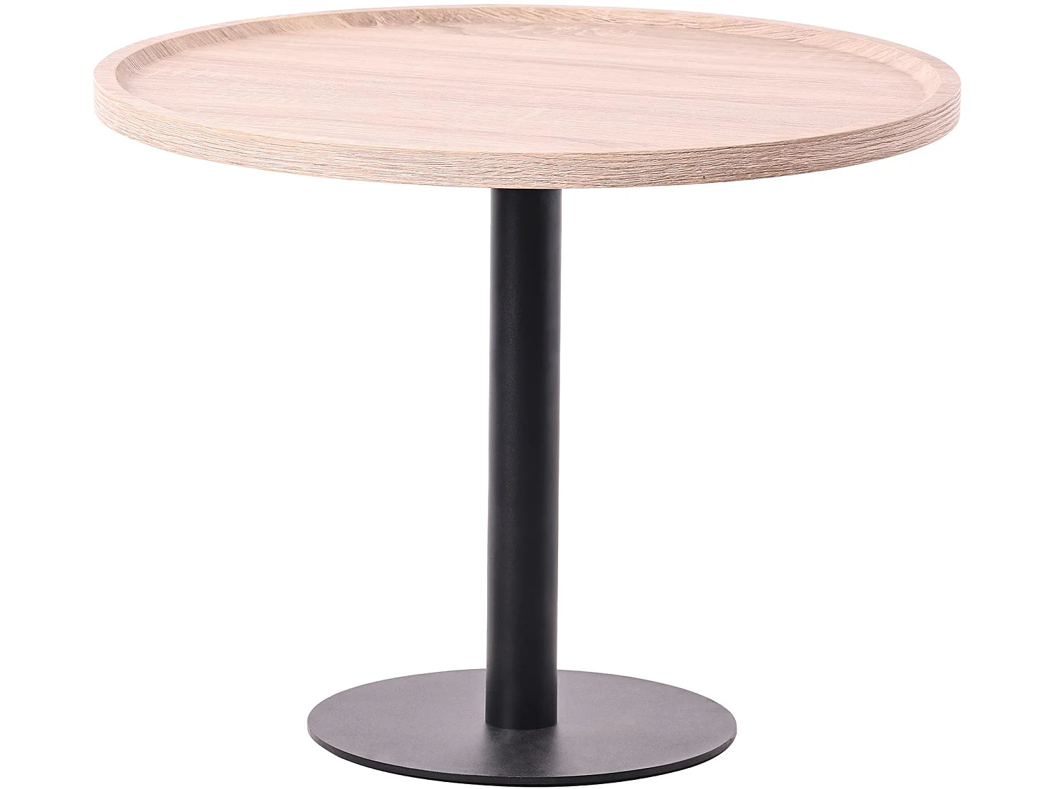 Lot de Kombi  Table d'appoint - rond Ø 60 cm - Bois - Chêne - Aspen
