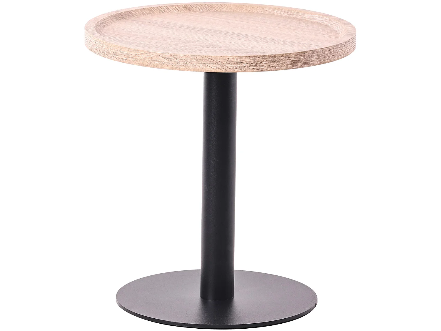 Lot de Kombi  Table d'appoint - rond Ø 60 cm - Bois - Chêne - Aspen